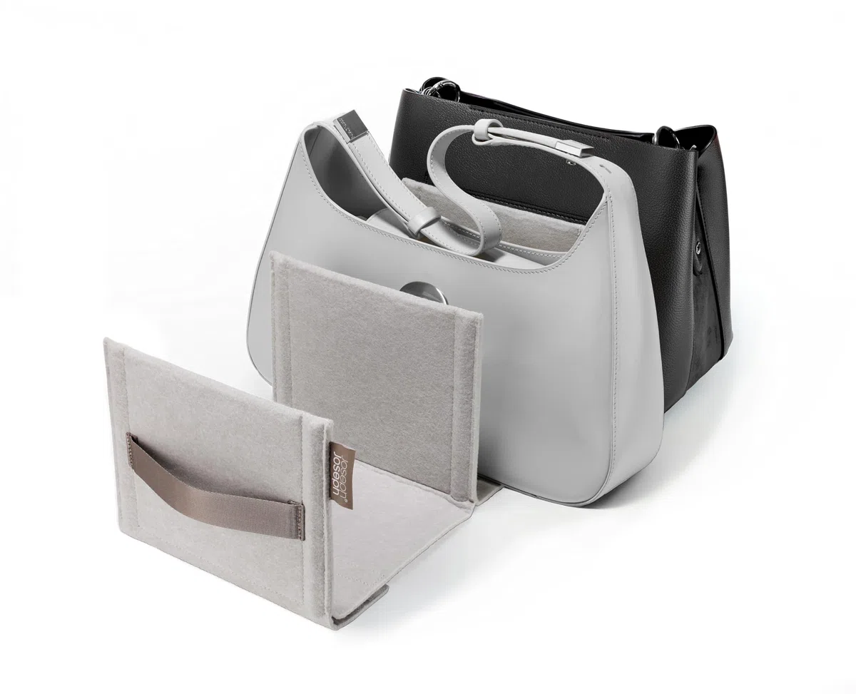 Joseph Joseph Orderly Organizer per Borse da Armadio, Divisori in Feltro, Design Salvaspazio per Guardaroba Ordinato