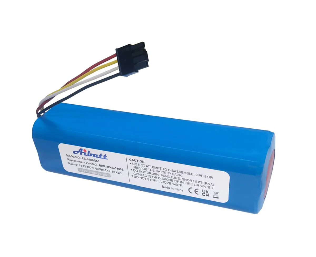 Batteria di ricambio da 6000 mAh per Dreame D9 Pro D9 Max, D10/D10 Plus/D10s/L10/L10s Ultra/Z10 Pro, batteria per Xiaomi S5/S6/S7/Q7 Max MaxV Ultra Pure, Roborock S50/S55, Mijia 1st e 2nd Gen, BRR