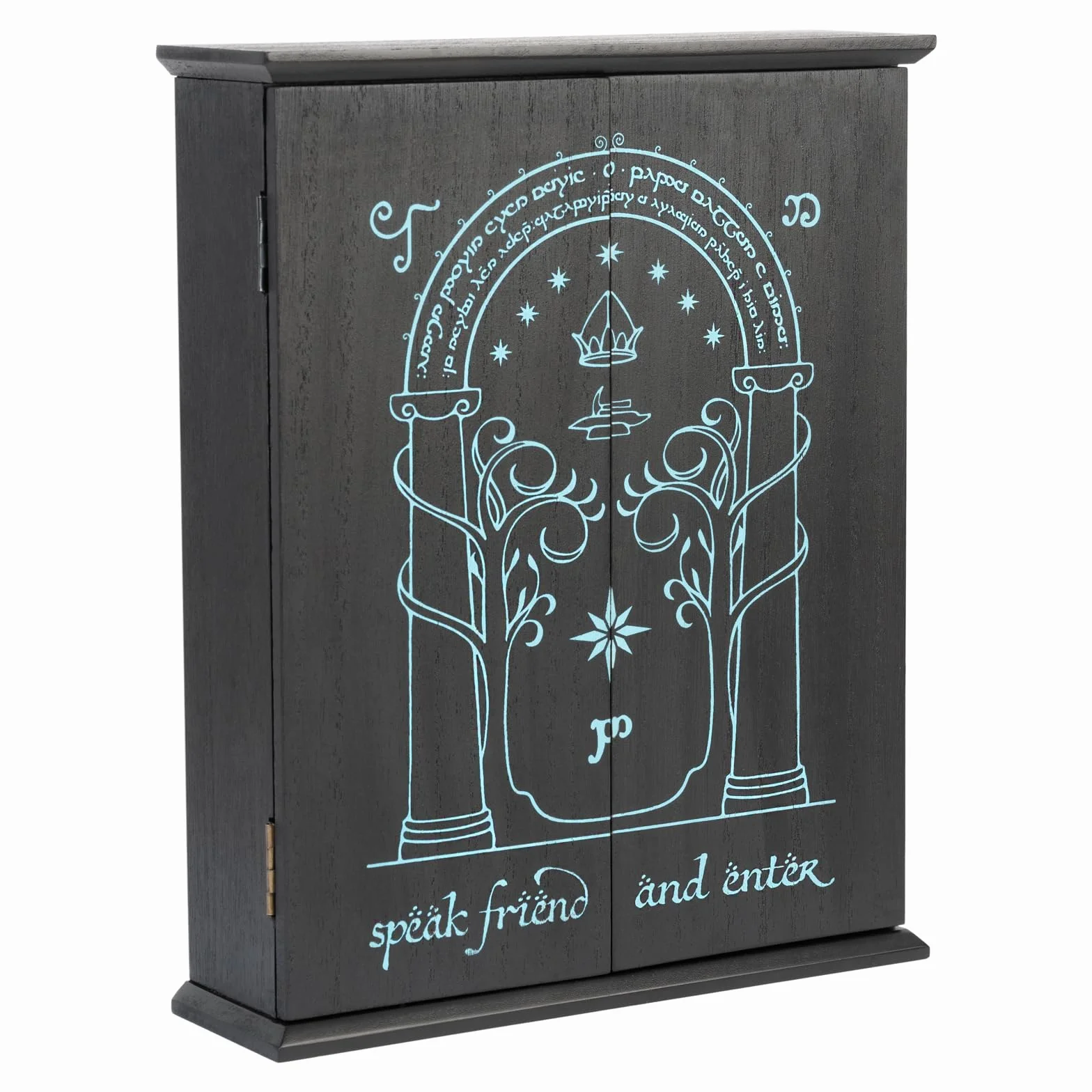 Grupo Erik: Portachiavi da Parete Il Signore degli Anelli - Porta di Durin | Appendi Chiavi a Muro Luminescente, Porta Chiavi Ingresso Casa in legno, Signore degli Anelli Gadget