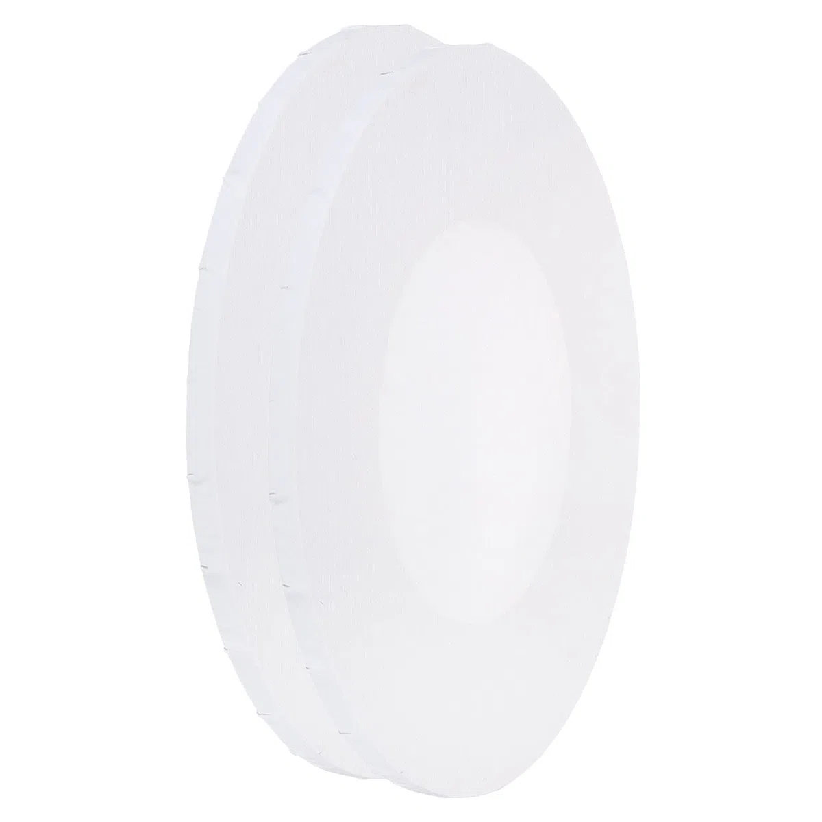 PATIKIL Pittura Tela Pannelli, 2pz 8x12" Ovale Legno Cornice Bianco Arte Tavola Pannelli per Acrilico, Olio, Tempera Pittura, Bianco
