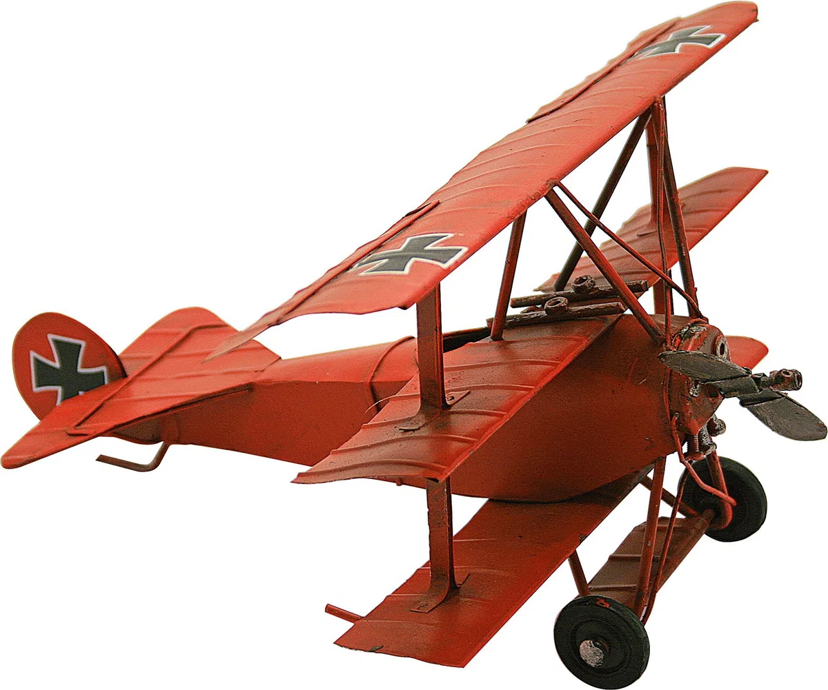 Aereo Barone Rosso Cm.25 (in Metallo)