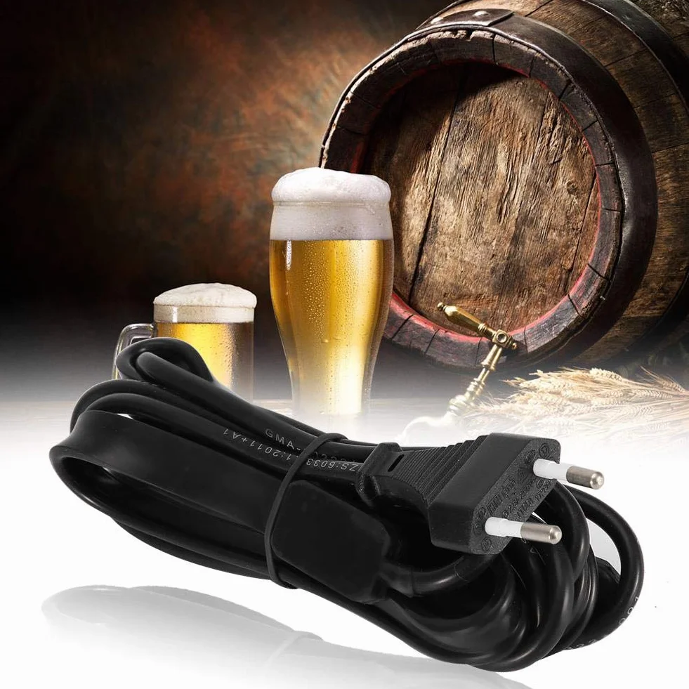 Delaman Cinghia di Riscaldamento, Fermaglio di Riscaldamento per Fermentazione in Casa di Cuscinetto per Cintura con Termometro Adesivo per Birra Spina UE 220V-250V