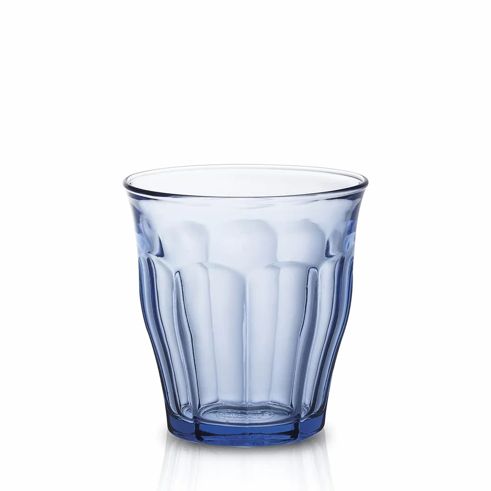 Duralex Vetro temperato 1028BB06/6 Picardie Confezione da 6 Bicchieri Tumbler, 31 cl, colore: Blu Marino