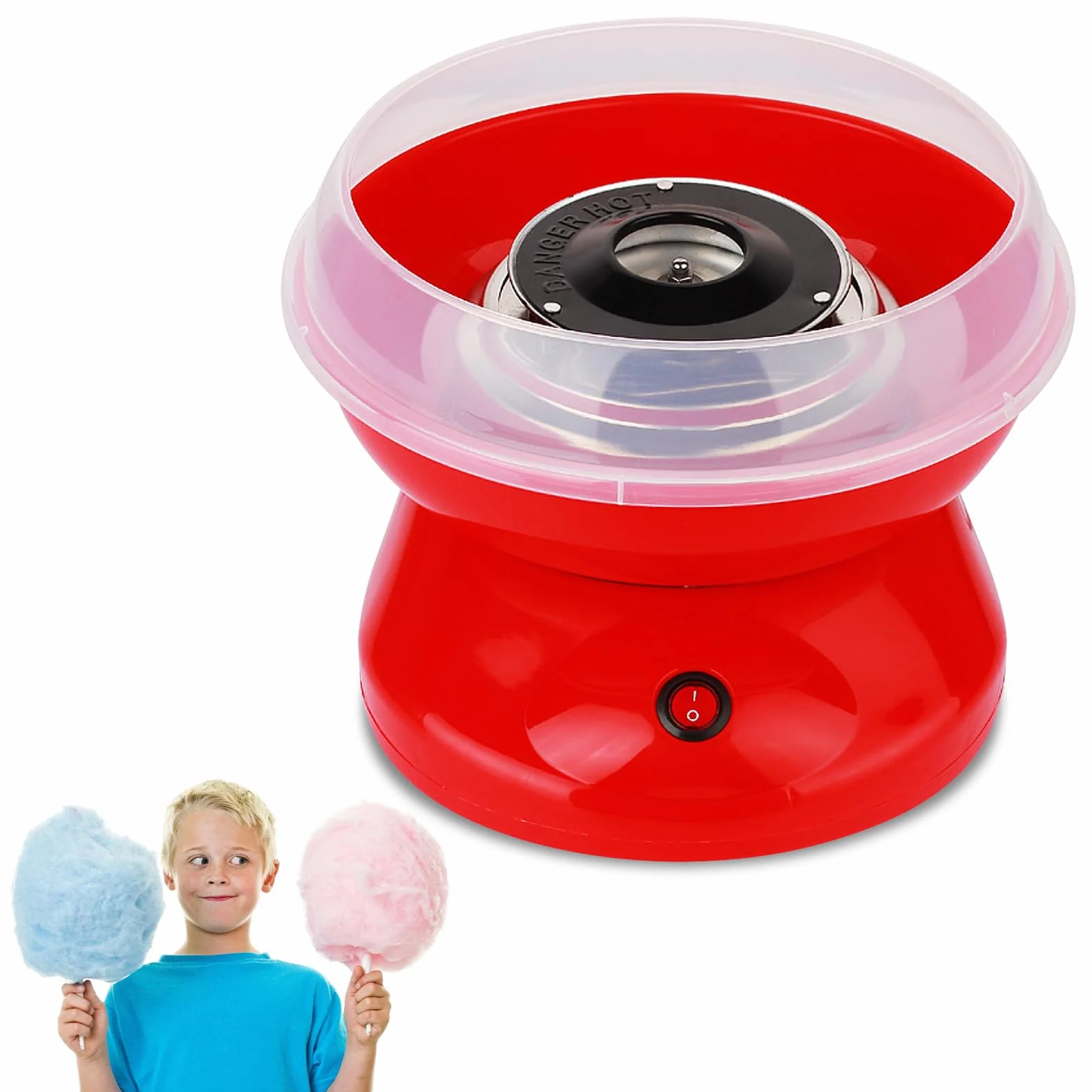 Macchina Per Zucchero Filato,450 W Macchina Zucchero Filato,Cotton Candy Machine,Zucchero Filato Macchina Per Feste,Adulti,Facile Da Pulire,Varie Feste
