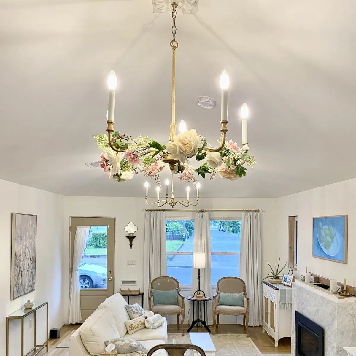Ghirlanda di Peonie, 180cm, Ghirlanda Fiori Artificiali, Fiori per Arco, Ghirlanda Floreale per la Decorazione di Nozze Home Table Decorazione (Ghirlanda Di Peonia Champagne)