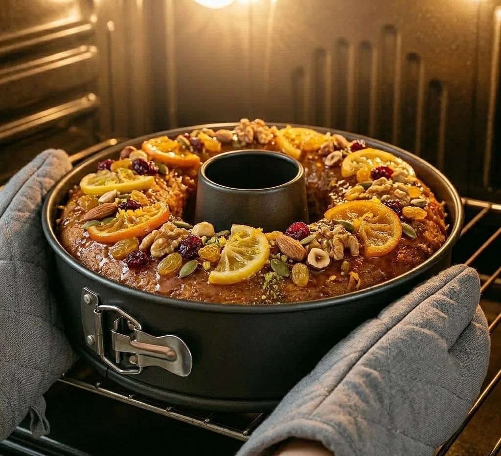 GF Cake - Tortiera 26 cm Apribile con Cerniera - Stampo Tortiera Apribile 2 Fondi - Teglia per Dolci Rotonda da Forno con Rivestimento Antiaderente - Stampo per Torte