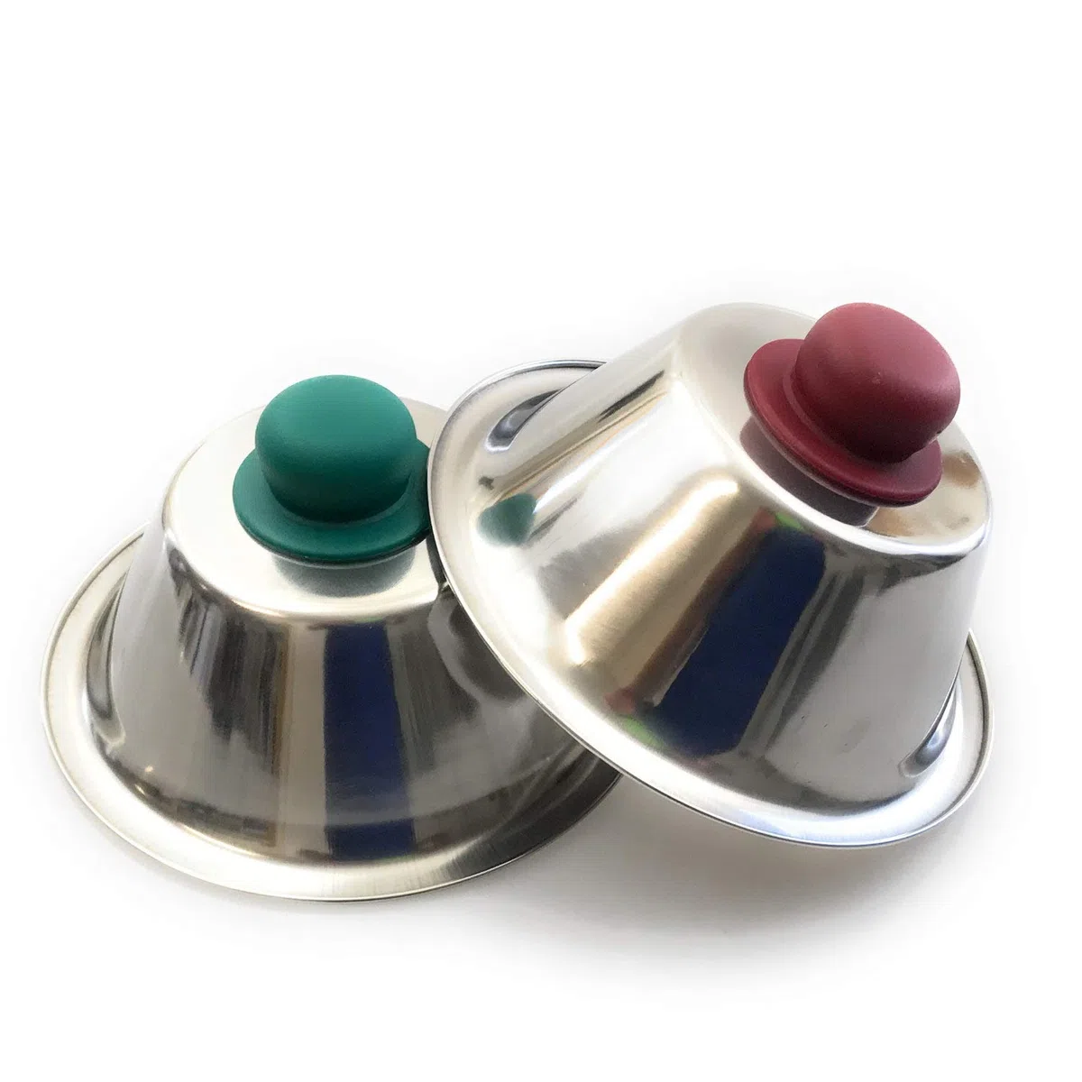 Kerafactum - Cappa per Hamburger e bistecche per Hamburger Cheeseburger Bistecca Copertura Campana per Formaggio, Campana per cheseburgo, griglia, Fusione in Acciaio Inox, Set di Colori Assortiti