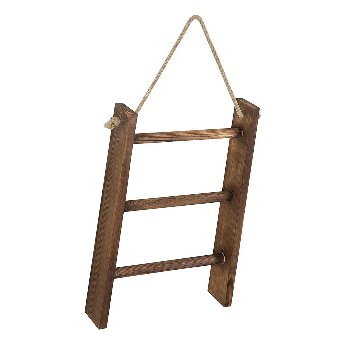 Portasciugamani in Legno Mensola in Legno Montaggio a Parete Arredamento per Il Bagno Portasciugamani Moderno con Corda Rustico per Bagno Cucina in