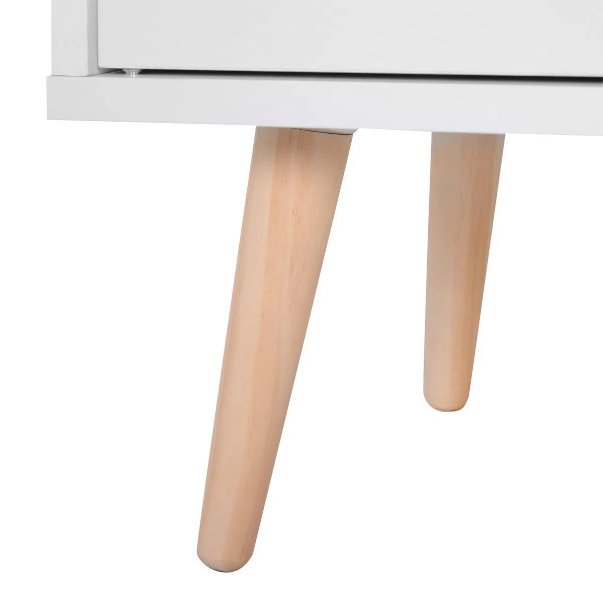 HOMCOM Credenza Moderna con Armadietto e Cassetto, Mobile Multiuso in Legno per Cucina e Salotto, 80 x 29.5 x 96cm Bianco