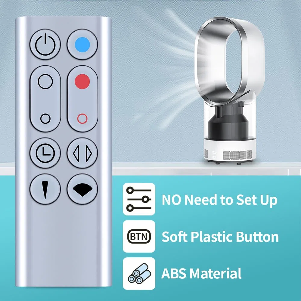 Nuovo ricambio per Dyson AM09 purificatore d'aria senza foglie ventilatore telecomando Pure Hot+Cool Link Desk Air Purifier Umidificatore HP00 HP01, materiale non metallico