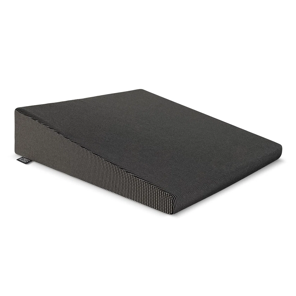 Cuscino a Cuneo 38x38x8/2 cm per Sedia, Ufficio e Auto, Cuscino Ergonomico per Seduta Corretta, Supporto per Schiena, Nero