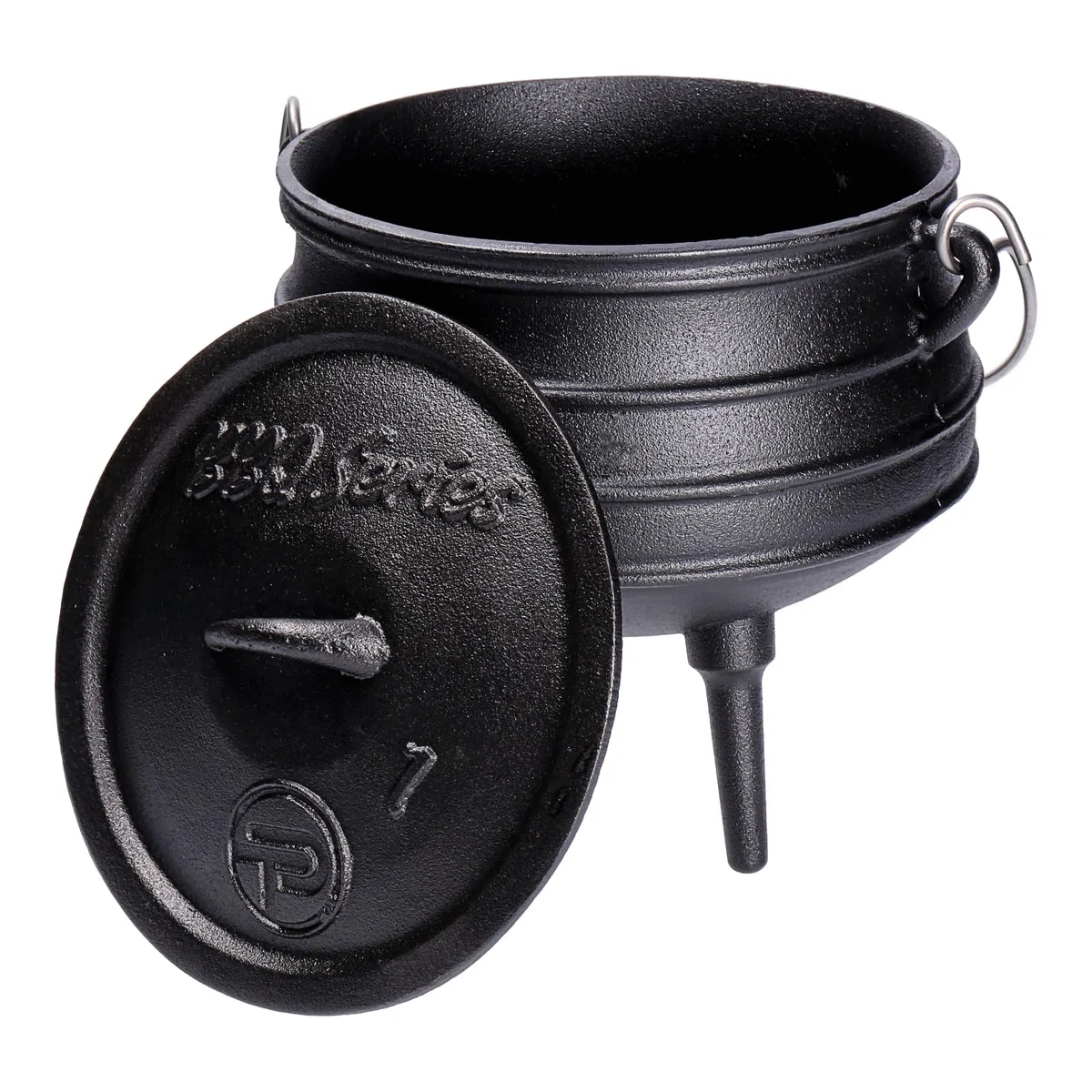 Potjie – Pentola in ghisa sudafricana Dutch Oven, 3 gambe (ot 1 (circa 3 litri)