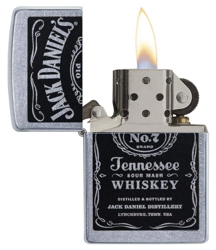 Zippo Accendino antivento | Accendino Zippo in metallo a lunga durata | Migliore con Zippo Lighter Fluid | Accendino ricaricabile | Perfetto per sigarette, sigari, candele, accendino tascabile | Jack