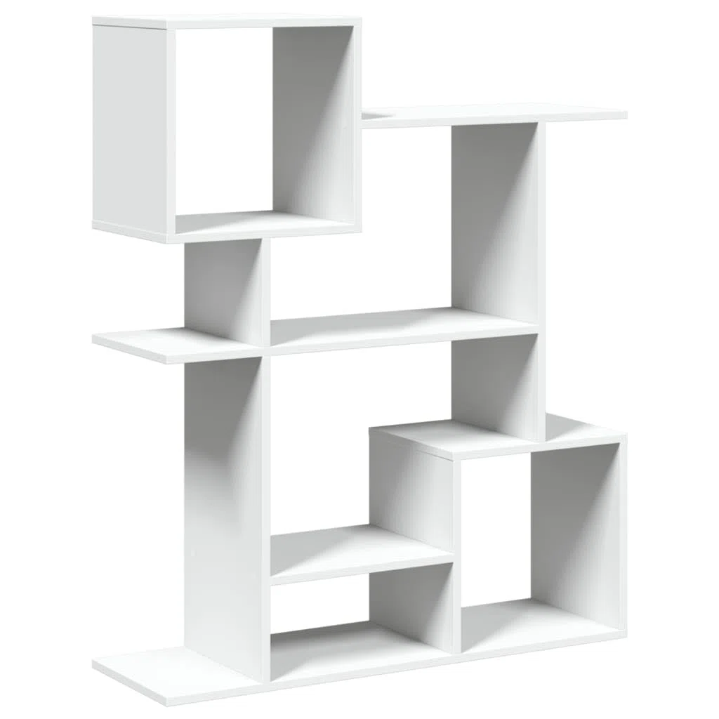 vidaXL Libreria Divisorio Bianca 92x29x112 cm in Truciolato, libreria, Mobile Porta Libri, scaffale portaoggetti, Porta Libri, scaffale per Libri