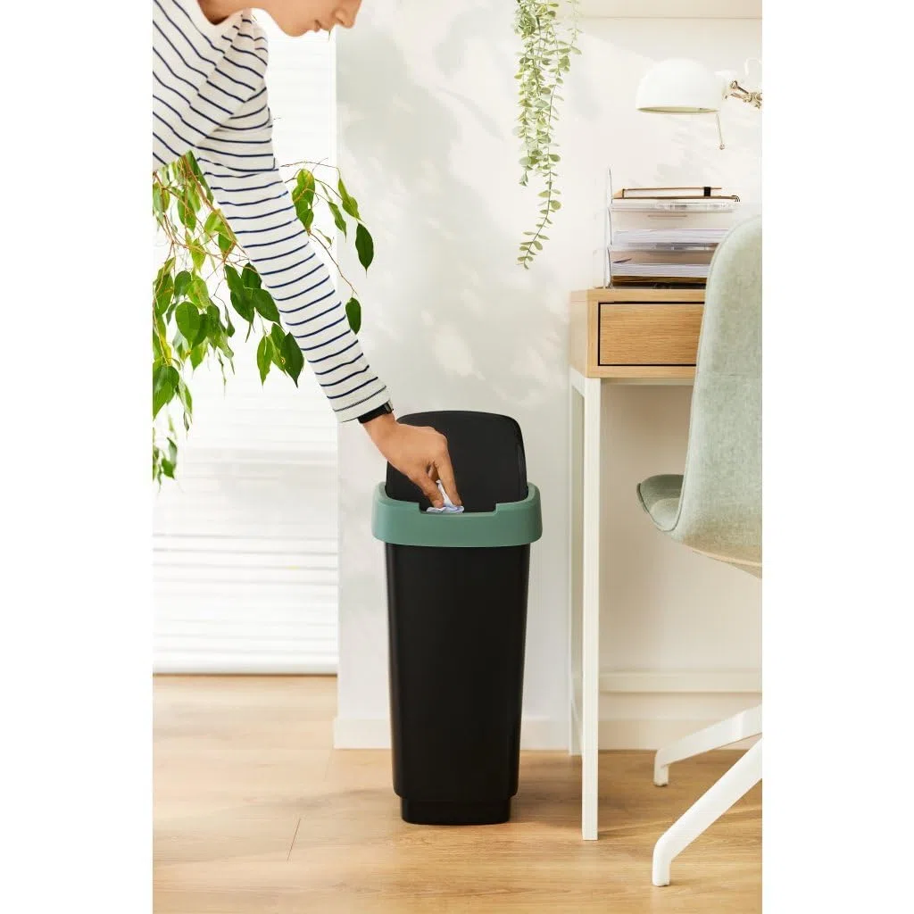 Rotho Twist (50l, Nero/Verde scuro)