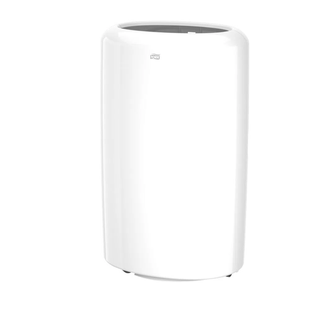 Tork 563000 Cestino senza coperchio/pattumiera aperto 50 litri sistema B1, da parete o pavimento, design moderno, plastica resistente, bianco (63 x 39 x 29 cm)