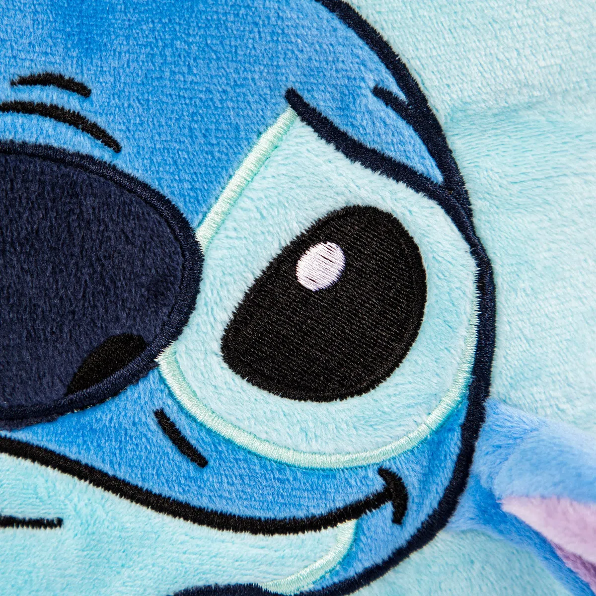Jay Franco Cuscino Coccola Peluche Lilo & Stitch Disney - Morbido Cuscino 3D Super Soft per Letto