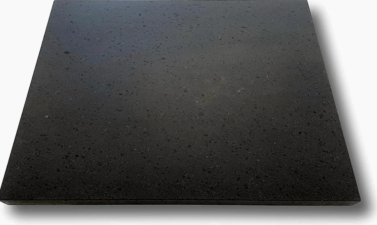 Piastra Liscia in Pietra LAVICA Ollare - Refrattaria dell’Etna per Forno Elettrico & Gas, Barbecue, Bistecchiera per Pizza e Carne – Misure a Scelta (60x40 cm3)