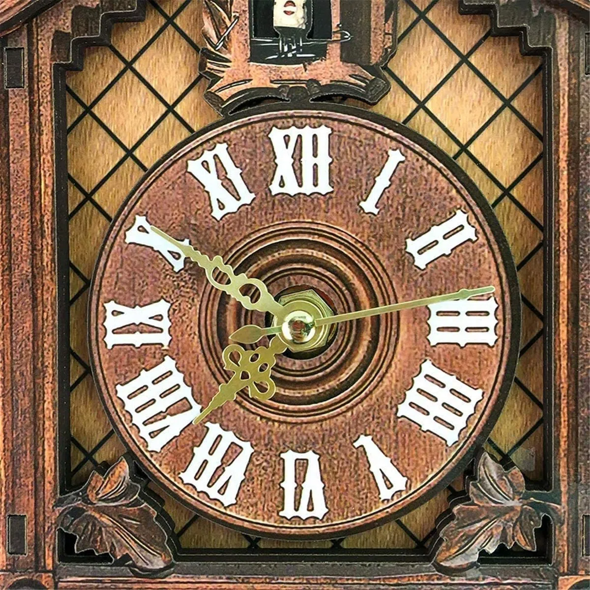 Orologio a cucù, meccanico, in legno, decorazione per casa e ristorante, design retrò per soggiorno
