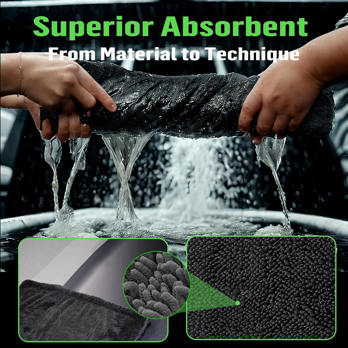 Total Clean Panno Microfibra Xxl Originale, Panno Miro France - Strofinacci Lavette Microfibra per la Pulizia Più Morbidi, Più Assorbenti, Non Producono Pelucchi, Asciugamano Lucido da Bagno, Per Casa