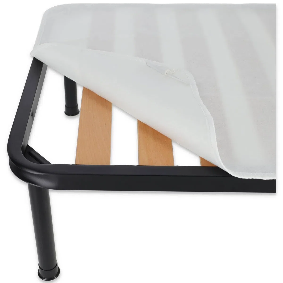 Casatessile Coprirete in Feltro 2 piazze cm 160X190 Matrimoniale, 2 Piazze, Anallergico, Traspirante, Antiacaro, con Elastici per Bloccare Gli Angoli