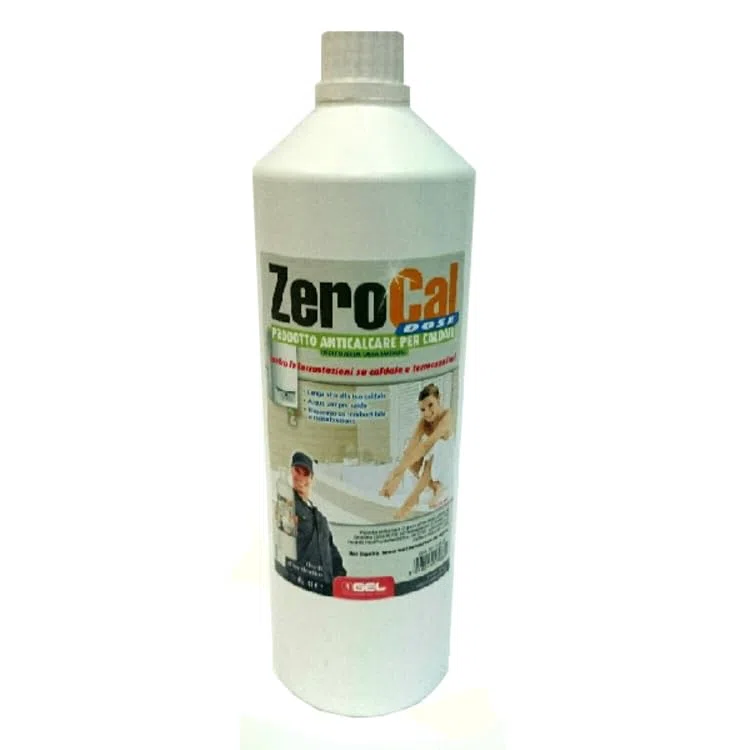 2 CONFEZIONI da 1 FLACONE da 1000 ml ciascuna di ZEROCAL RICARICA per DOSATORE GEL (2 litri totali)