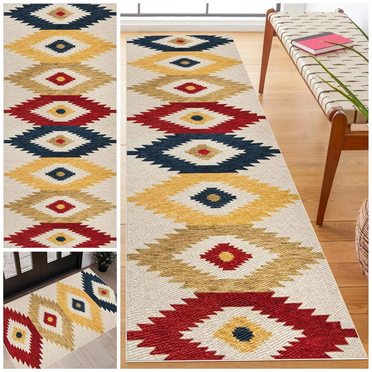 Tappeto Cucina Antiscivolo Lavabile Tappeto Tappeto Ingresso Corridoio Passatoia Corridoio Tappeti Tappeti Stretti per Cucina Bagno Soggiorno Camera da Letto 40 x 100 cm