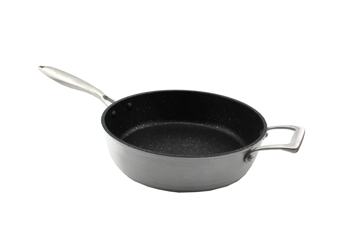 Bastilipo PRO 28H Padella, Alluminio, Grigio, 28 cm
