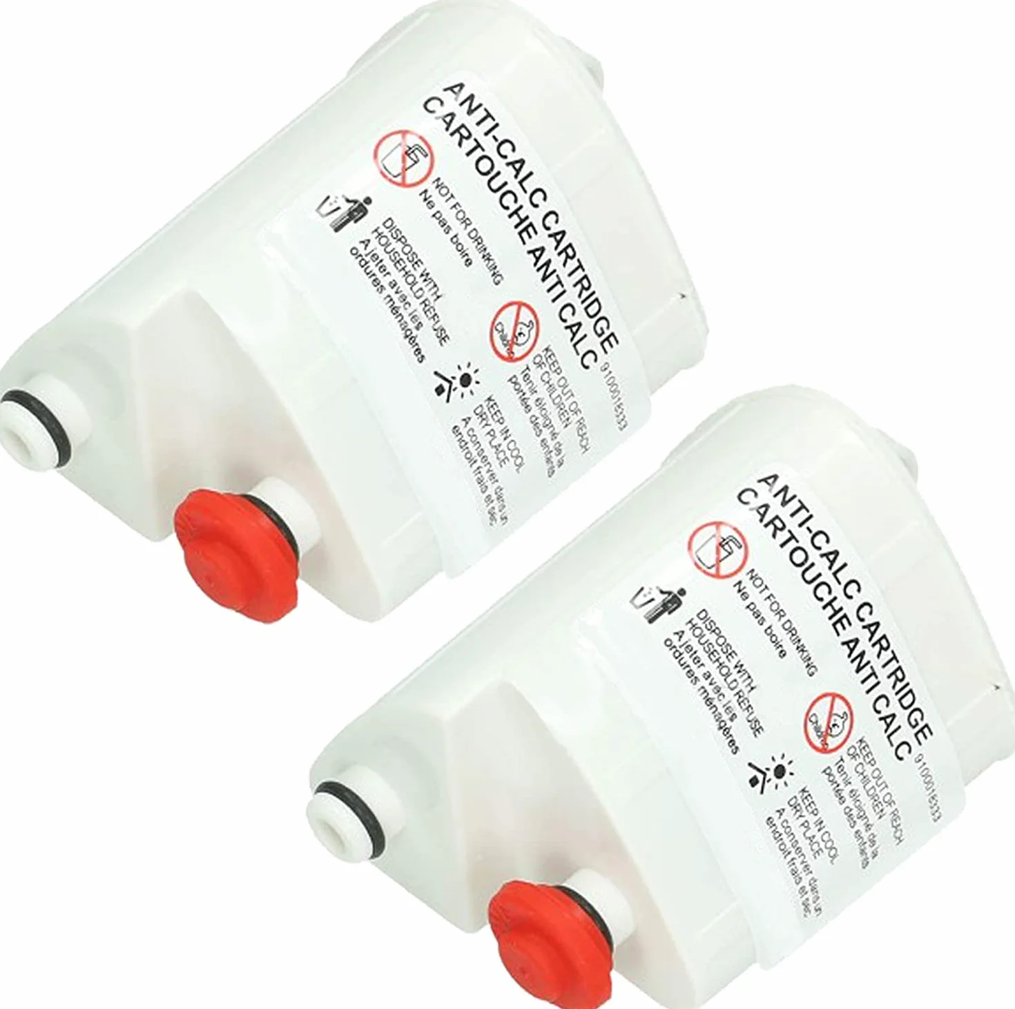 Figevida Cartucce per filtro anti-calcare per ferro da stiro a vapore compatibile con Rowenta (confezione da 2)