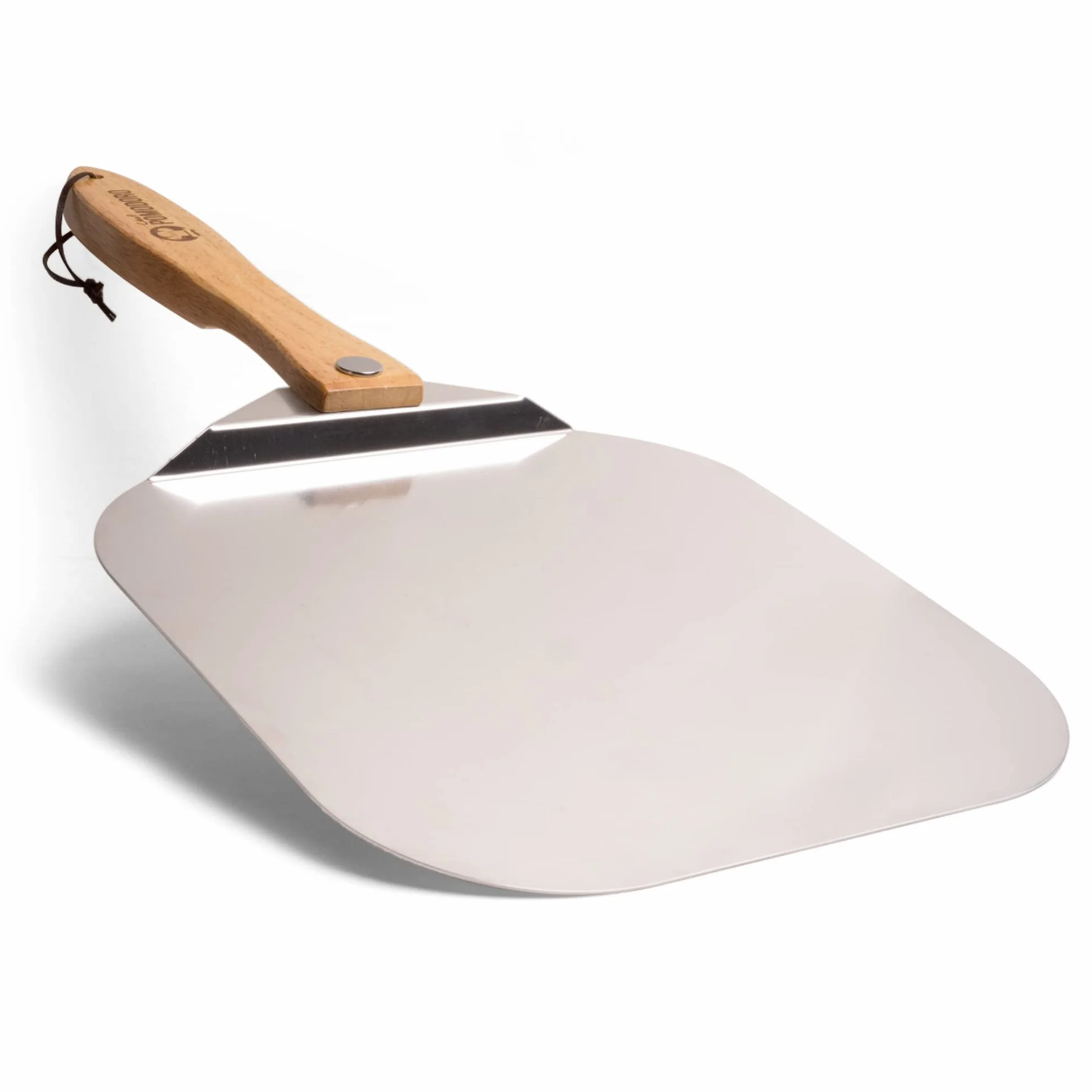 Chef Pomodoro, Pala per Pizza con Manico Pieghevole in Legno (30,5 x 35,6 cm) – Pala per Pizza Corta, Salvaspazio e Comoda da Riporre – Paletta per Pizza e Pane Fatti in Casa – Realizzata in Allumino