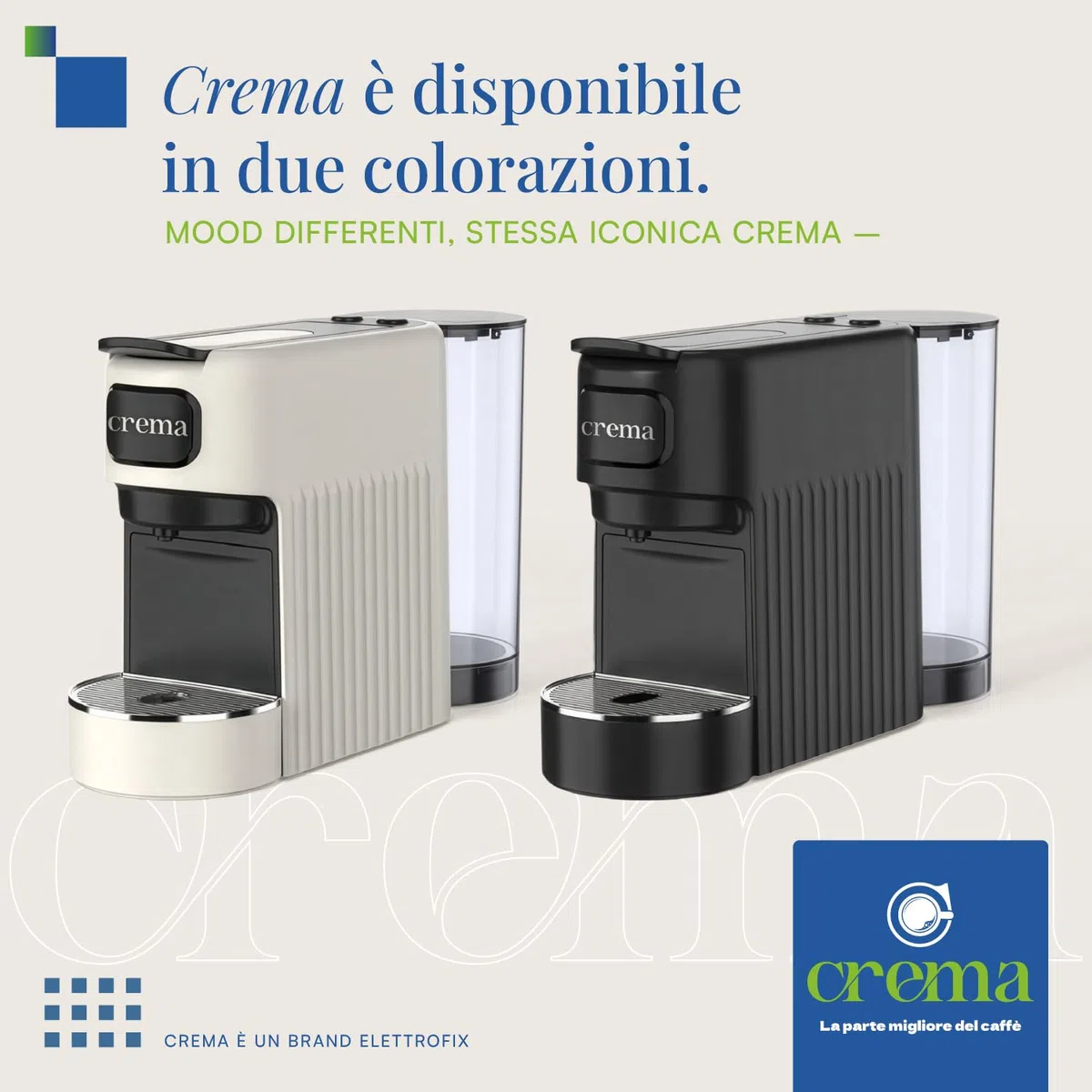 Macchina Caffè Cialde E.S.E. per Espresso Cremoso – 10 CIALDE COMPRESE, Macchinetta Del Caffe Cialde Compatta, Serbatoio 1.2L, Spegnimento Automatico, Espulsione Cialda, Vassoio Regolabile - Beige