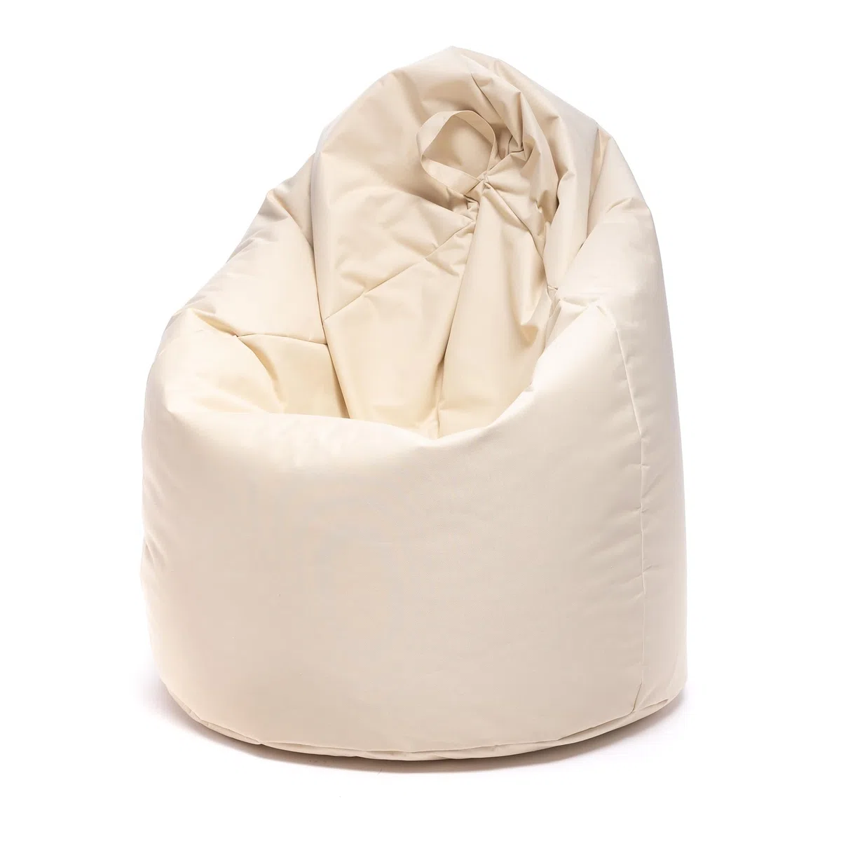 Ecopuf - Poltrona pouf Sako - Pouf per la cameretta dei bambini - Borsa in tessuto robusto - Sedia da salotto - Arredamento - Poltrona L - 70x110cm - Crema Nc18