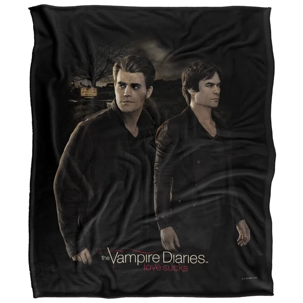 VAMPIRE DIARIES Coperta super morbida al tatto, modello, 152 x 127 cm