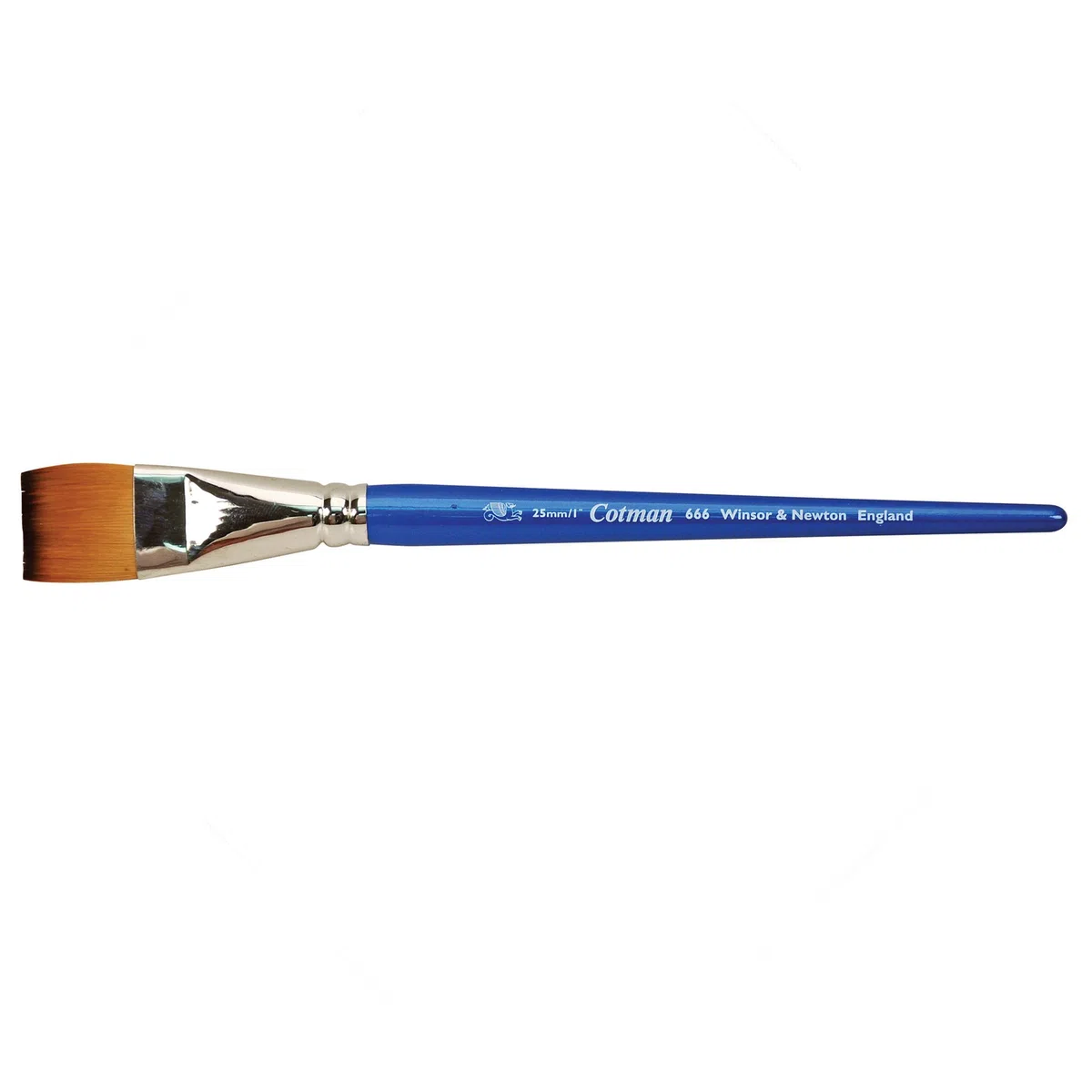 Winsor & Newton, Pennello Sintetico a Manico Corto, Serie 666, 25 mm