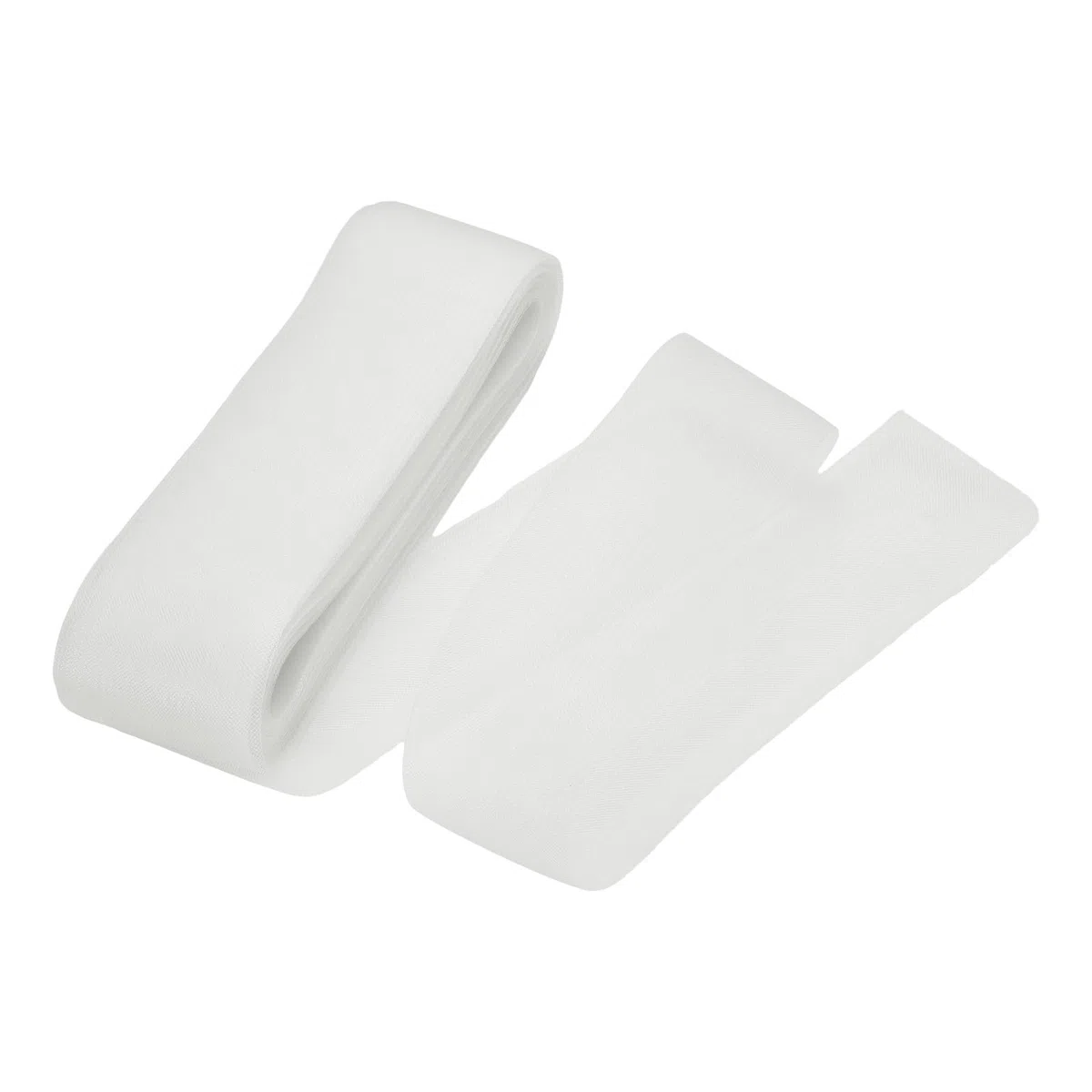 QUARKZMAN Treccia Rigida Di Crine 50 Iarde 8cm Morbido Crine Per Cucire Rinforzo Poliestere Abito Da Sposa Vestito Da Ballo Sagomatura Rifinitura, Bianco
