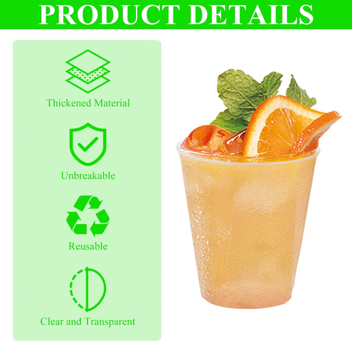 300 bicchieri da liquore in plastica, 5 cl/50 ml, riutilizzabili, per shot, piccoli baker in plastica per degustazioni, feste, banchetti