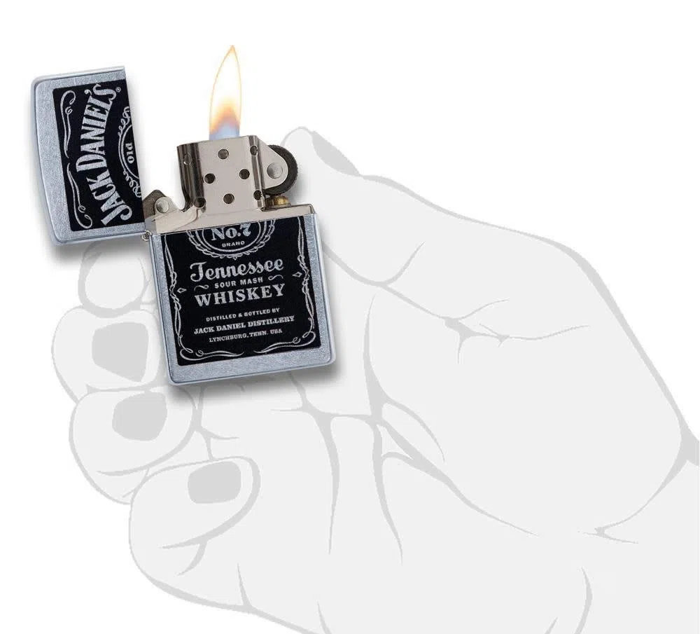 Zippo Accendino antivento | Accendino Zippo in metallo a lunga durata | Migliore con Zippo Lighter Fluid | Accendino ricaricabile | Perfetto per sigarette, sigari, candele, accendino tascabile | Jack