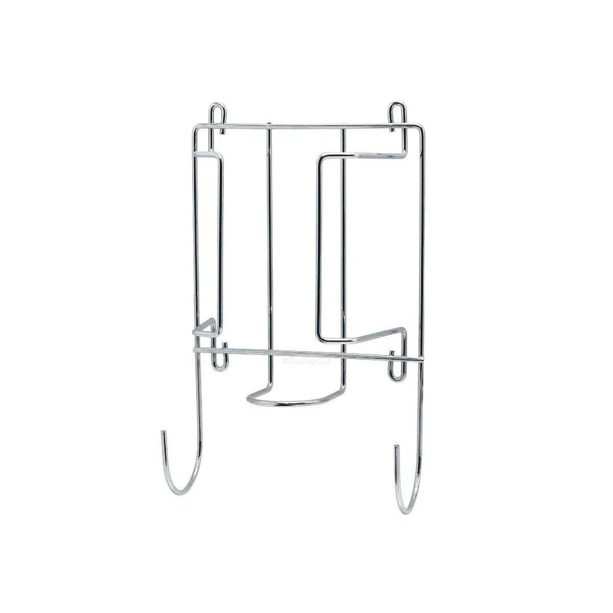 Handles and Ironmongery - Supporto per asse e ferro da stiro, per montaggio su porta o parete, in cromo lucido