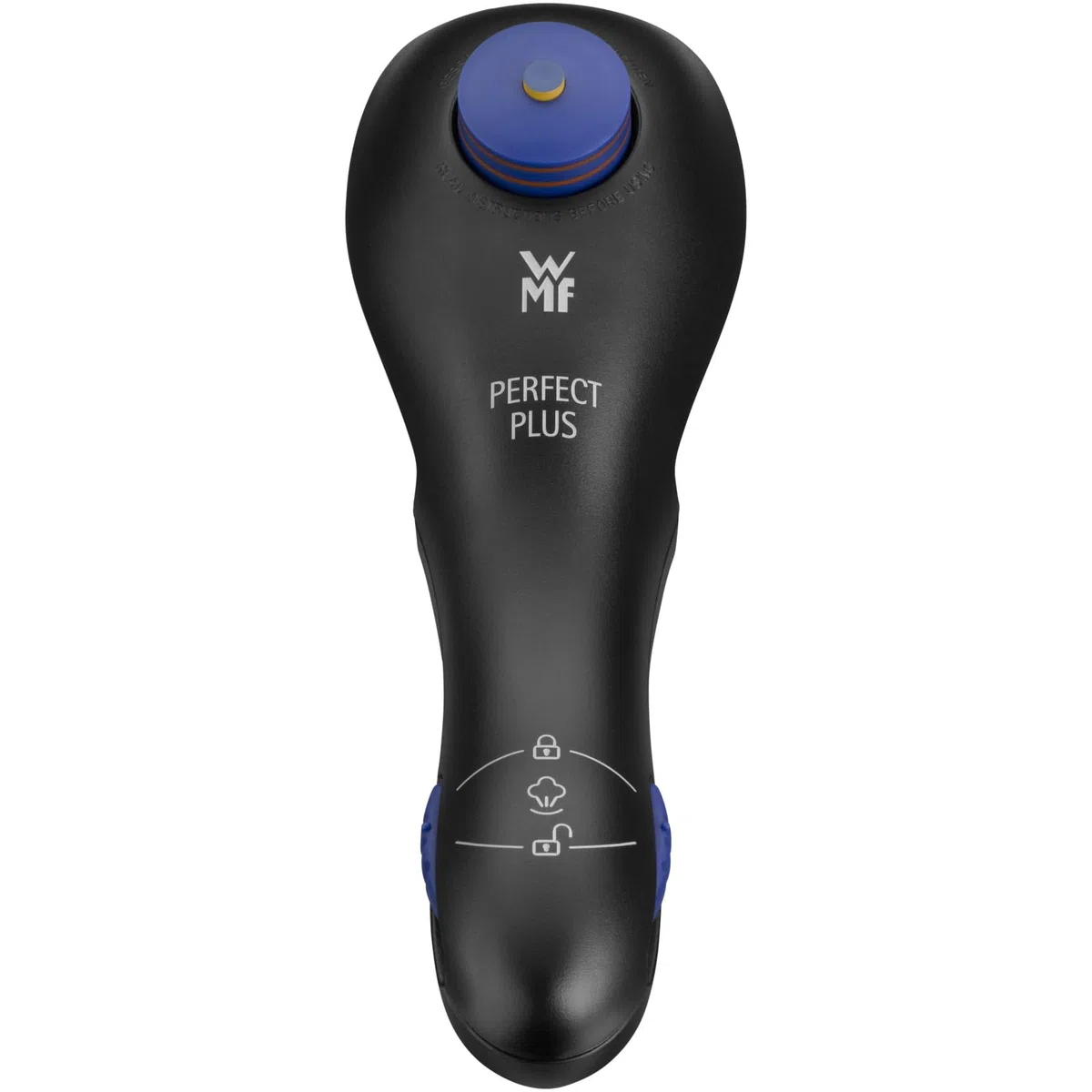 WMF Perfect Plus - Maniglia di ricambio completa per coperchio pentola a pressione, 2,5 l, 3 l, 4,5 l, 6,5 l, 8,5 l, in plastica, colore: Nero