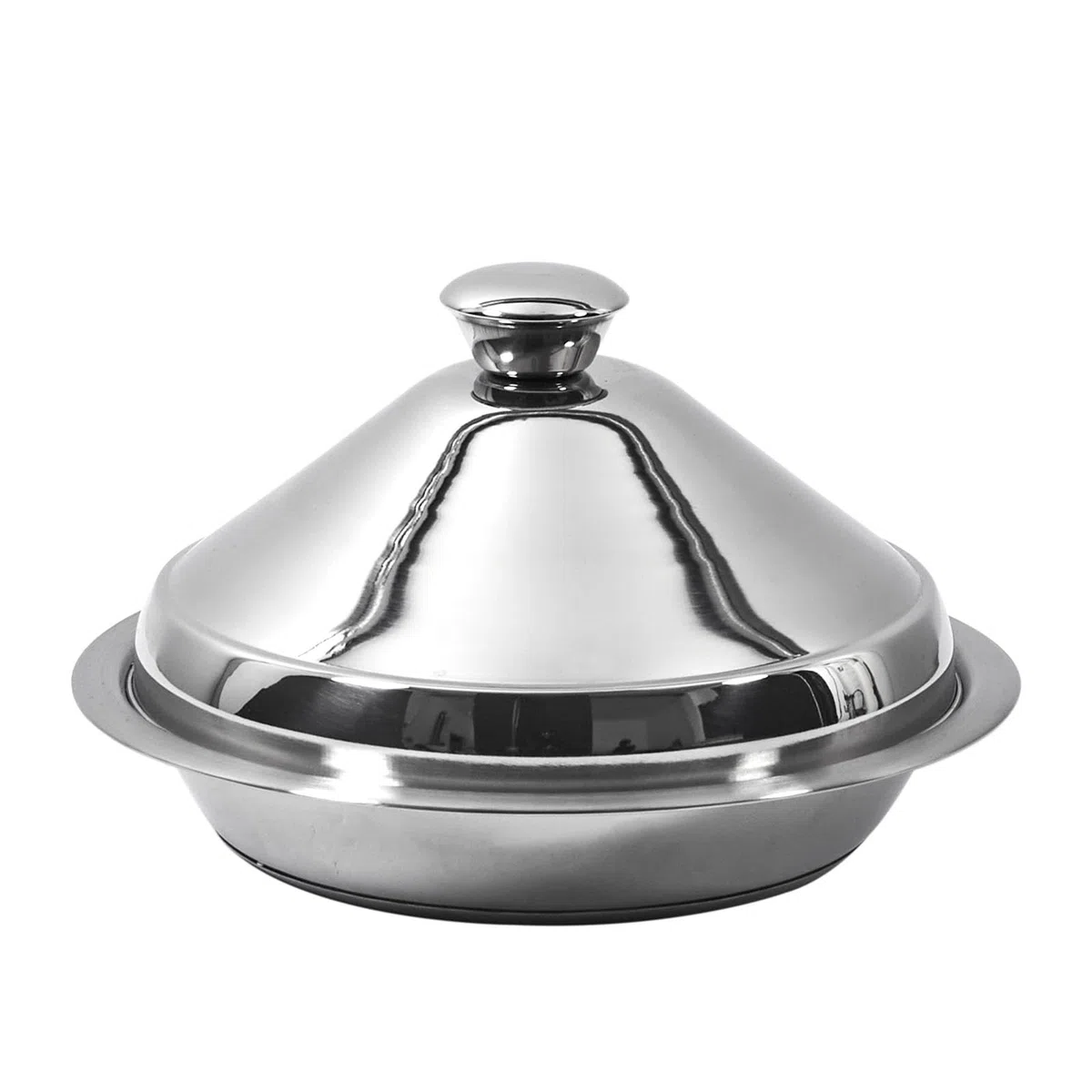 COOK CONCEPT Cook Concept KC2551 - Tajine in acciaio inox, 24 cm, cottura specifica, acciaio inox, 30,00 x 30,00 x 16,00 cm