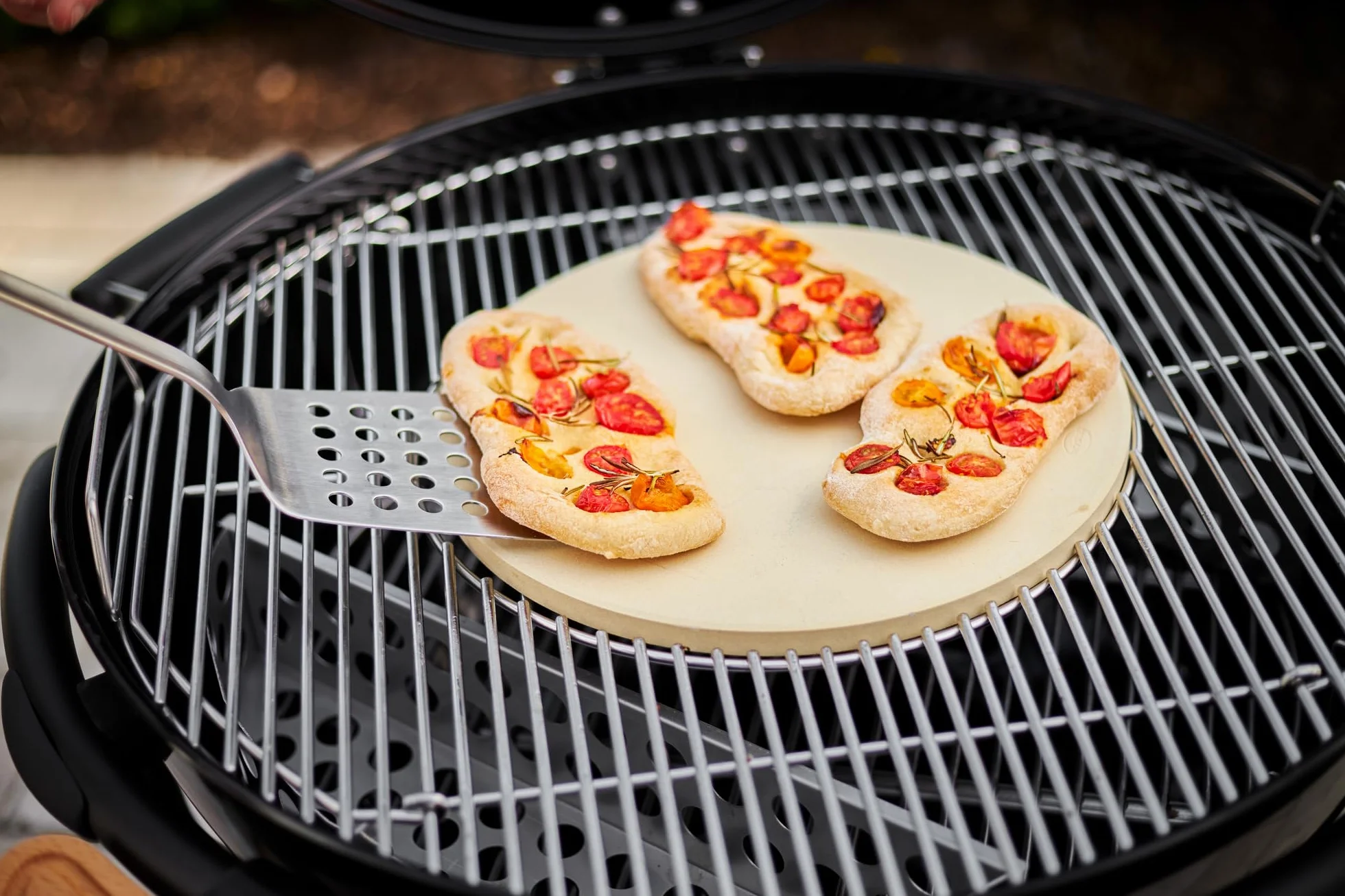 RÖSLE VARIO pietra per pizza in cordierite per preparare pizza, tarte flambée, pane ecc. sulla griglia o in forno, 30 cm