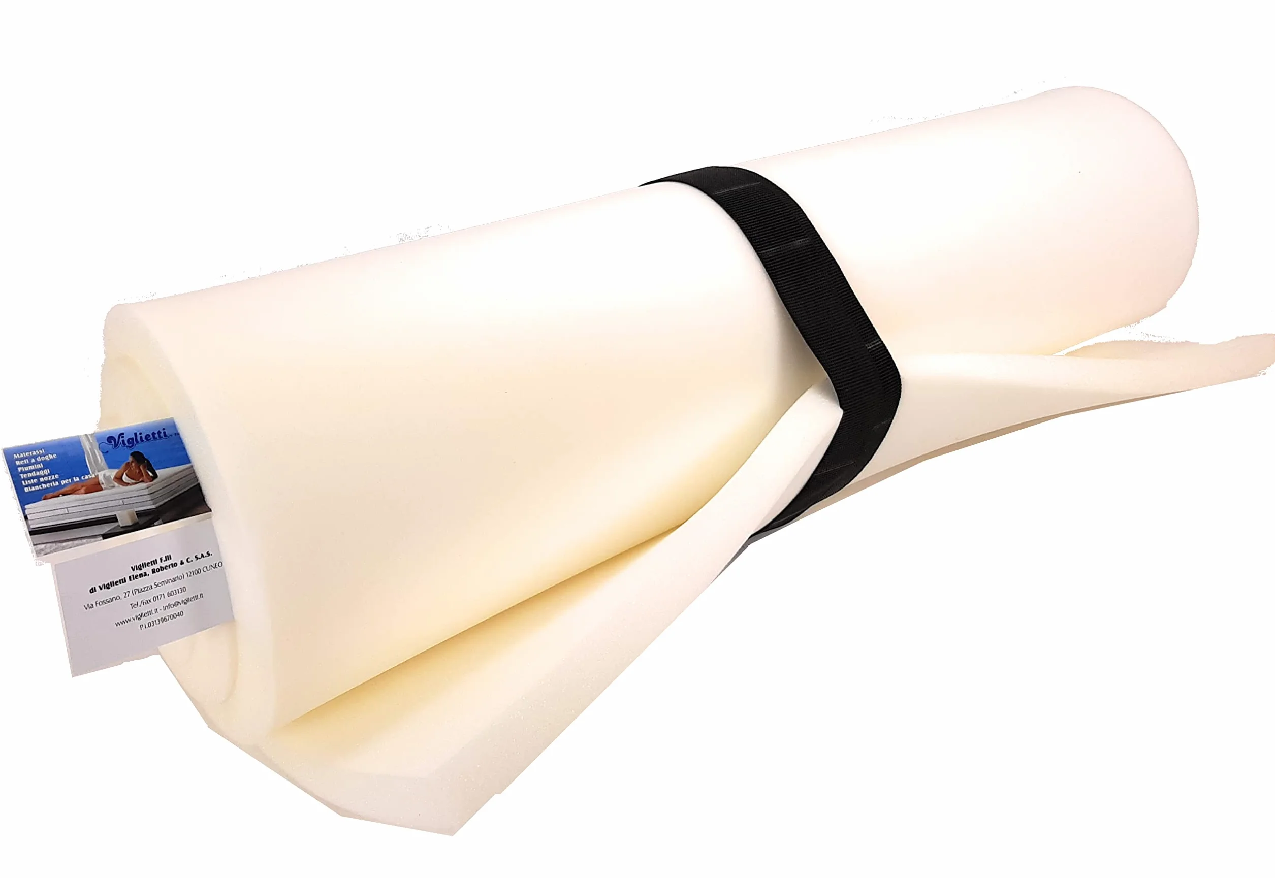 Gommapiuma per Imbottitura Densità 21, 25 e 30, Spessore da 1 a 15cm. Lastra 200x100cm di Spugna per Imbottitura Divani, Cuscini, Topper in Poliuretano Espanso (Bianco, Densità 25)