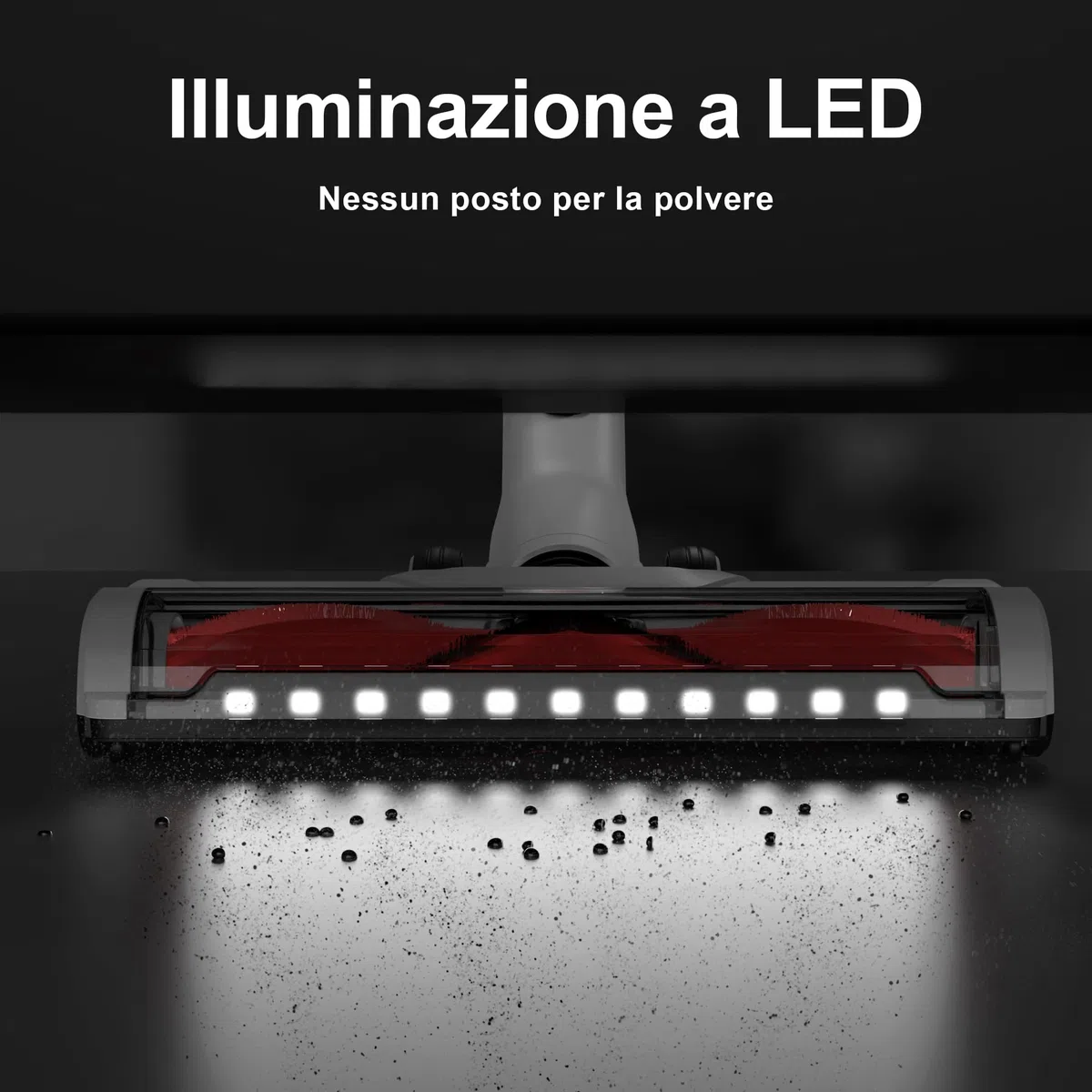 Aspirapolvere Senza Fili Scopa Elettrica - Potente Vacuum Cleaner Senza Filo Ricaricabile Batteria Silenzioso Leggera Scope Elettriche per Pavimenti Tappeti Peli Animali Domestici