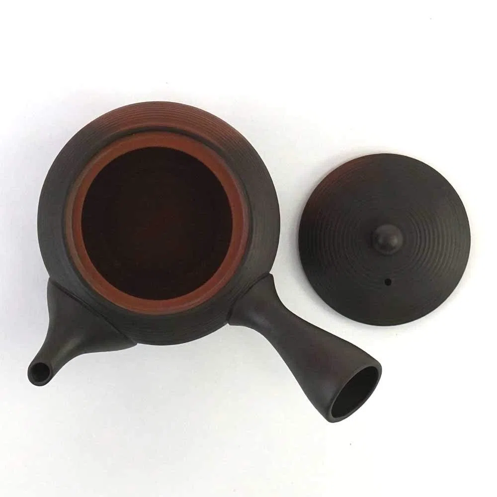 Teiera Giapponese Kyusu Tokoname Youhen Teiera Argilla 11.8 Liquido Once Fusen L161 (1)