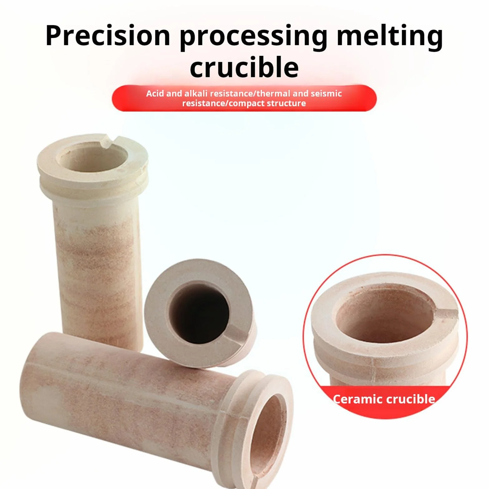1Kg 2Kg 3Kg Crogiolo di Ceramica Elettrico Fusione Elettrico Metallo Fonderia Fonderia Accessori Macchina Metallo Miscela Forno