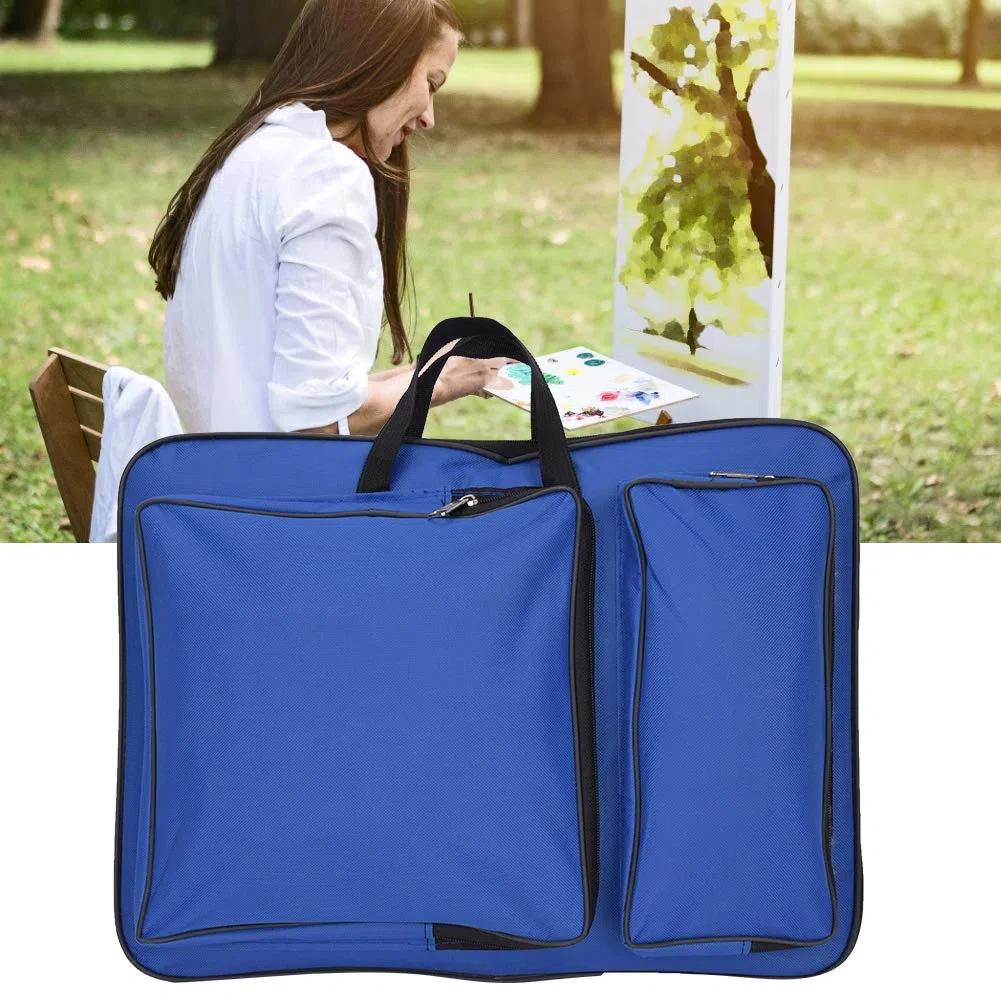 Strumento per Il Trasporto del Tavolo da Disegno Borsa Multifunzione 19,7 x 15,4 Pollici, Borsa per Schizzi, Ragazza Impermeabile