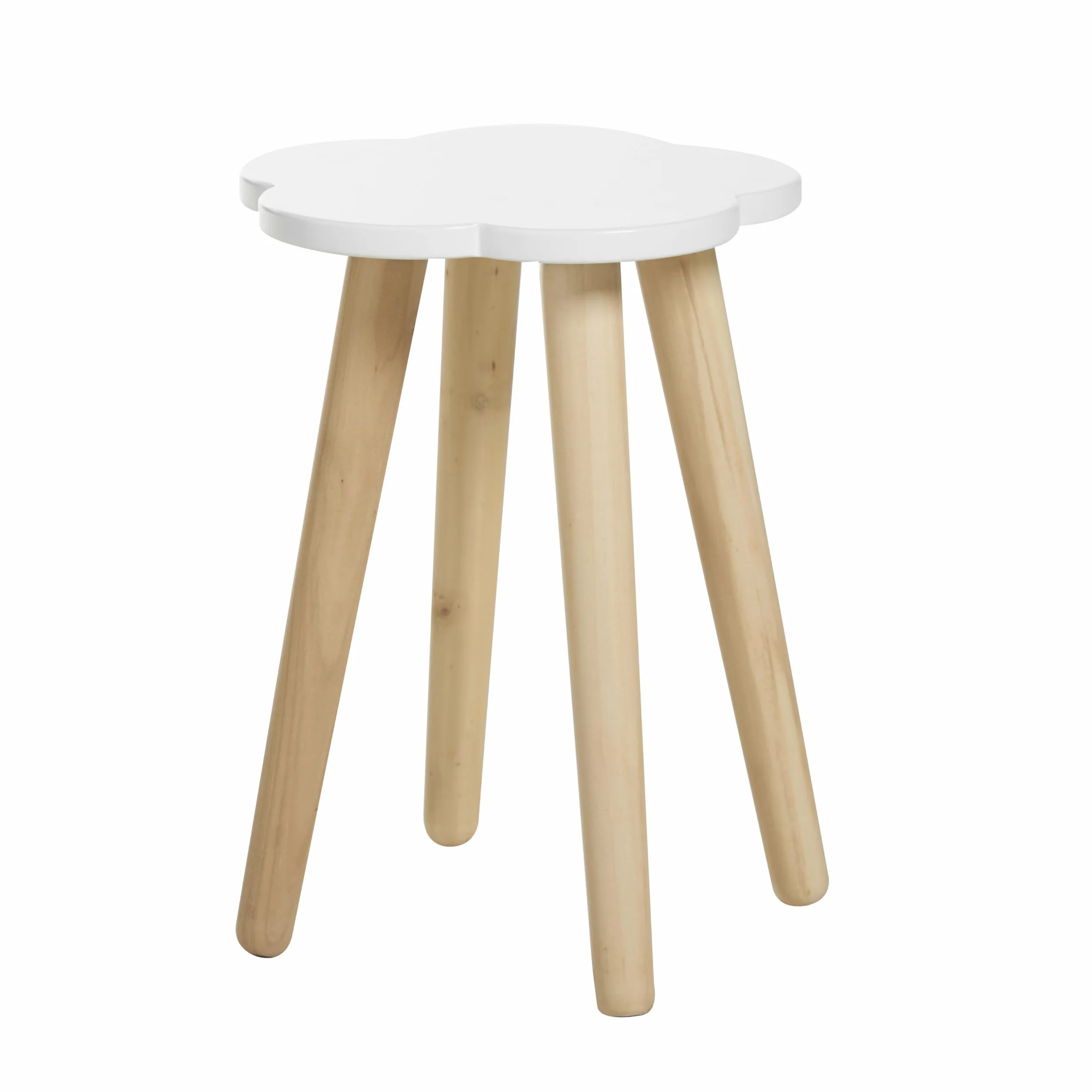 Haus Projekt Sgabello Grande Legno Nuvola Bambini, Tavolino Camera da Letto, Cloud Stool, Sgabello Montessori, Moderno Portavasi da Interno Piante Angolare, Regalo per la Decorazione della Casa