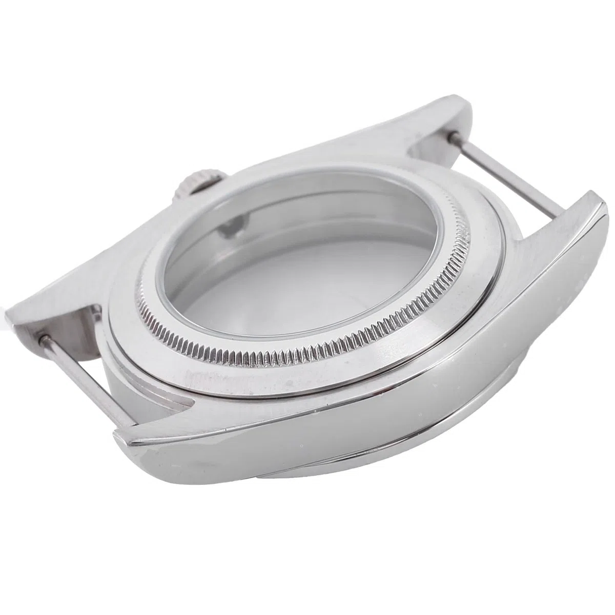 Cassa in acciaio da 39 mm, vetro , adatto per orologio NH35/NH35A NH36/NH35A, lato trasparente, , Transparent