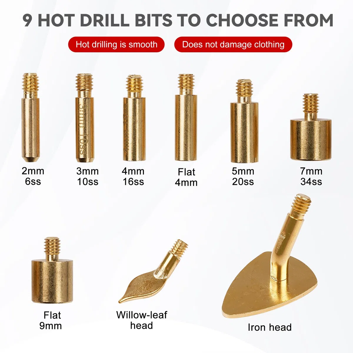 Applicatore Strass Termoadesivi con 9 Punte, 3 Scatole Strass Decorativi, Applicatore Strass Hotfix Strumento Pietre Penna Pistola Hot Fix Per Tessuti, Scarpe, Vestiti Fai Da Te