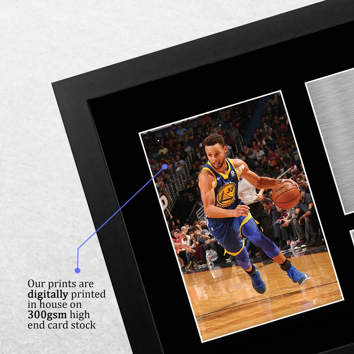 HWC Trading Stephen Steph Curry A4 Incorniciato Firmato Regalo Visualizzazione Delle Foto Print Immagine Autografo Stampato Per Golden State Warriors Appassionati Di Basket